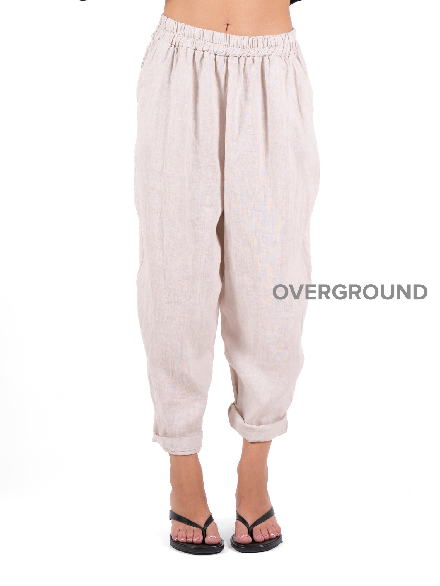 PANTALONE SUPER OVER LINO - OVERGROUND STORE 
