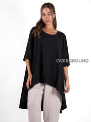 BLUSA SUPER OVER PIU' LUNGA DIETRO - OVERGROUND STORE 