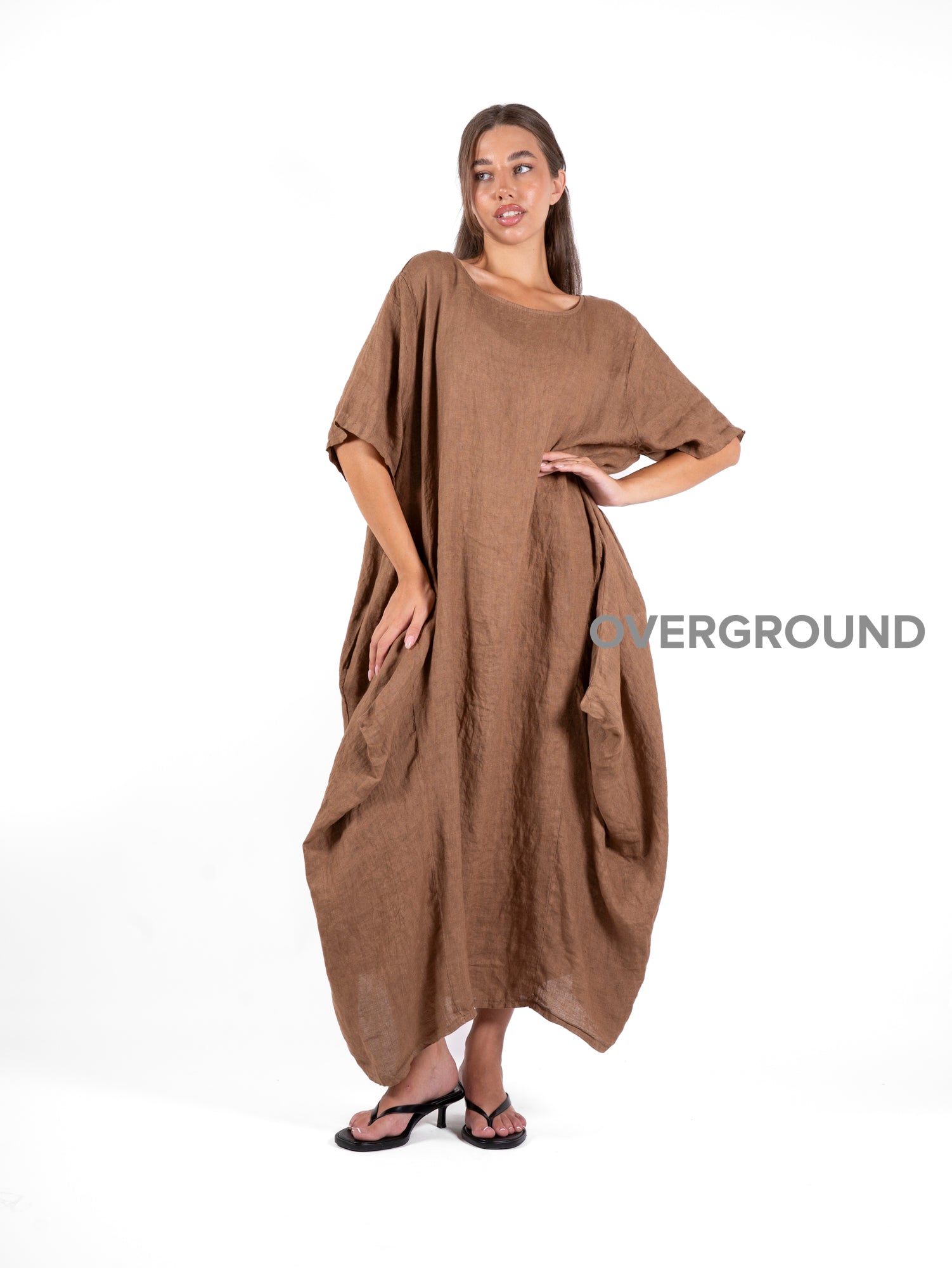 ABITO OVER LUNGO CON TASCHE LATERALI - OVERGROUND STORE 