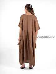 ABITO OVER LUNGO CON TASCHE LATERALI - OVERGROUND STORE 