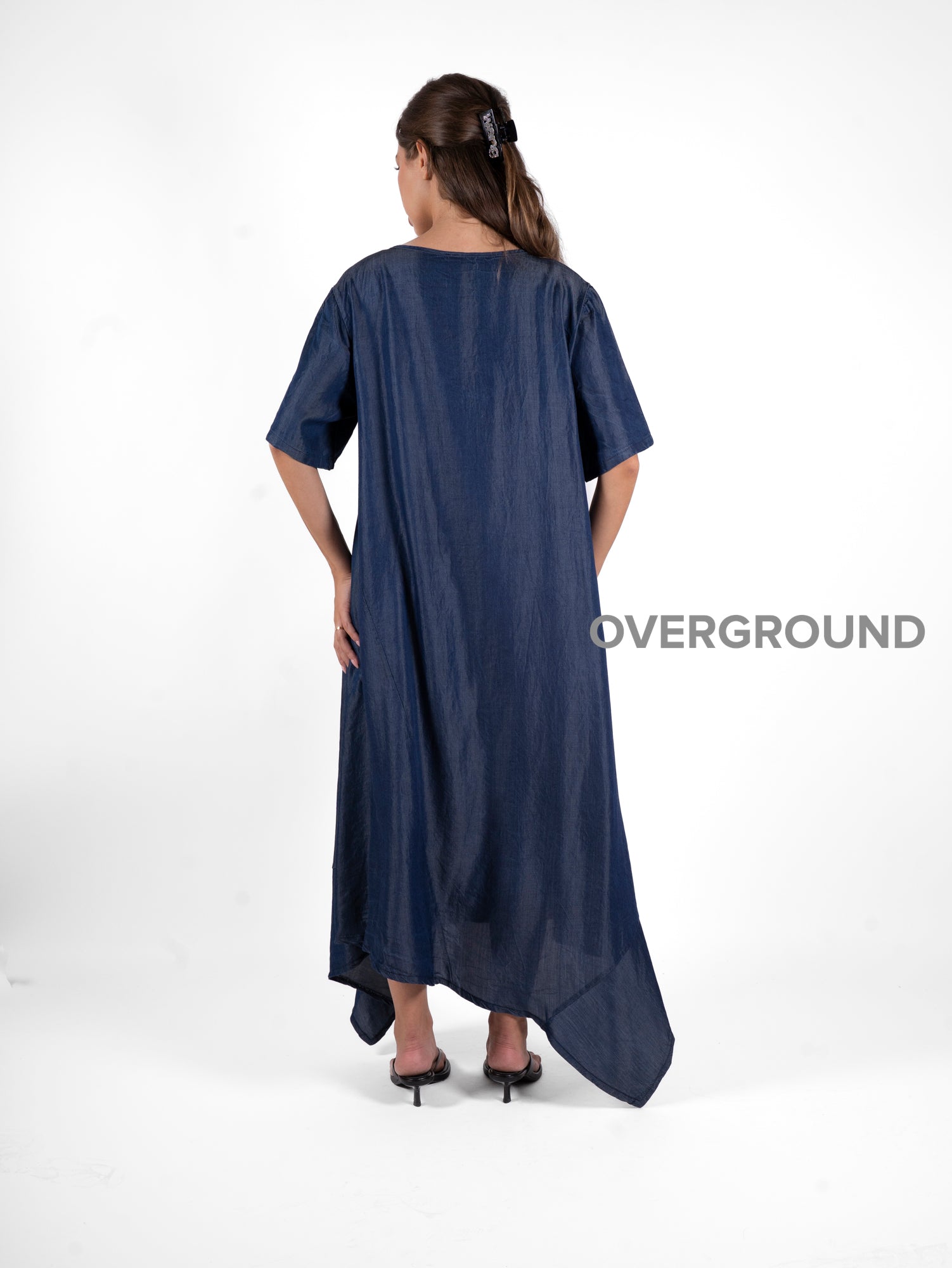 ABITO LUNGO OVER CON TASCHE LATERALI - OVERGROUND STORE 
