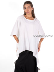 BLUSA SUPER OVER PIU' LUNGA DIETRO - OVERGROUND STORE 