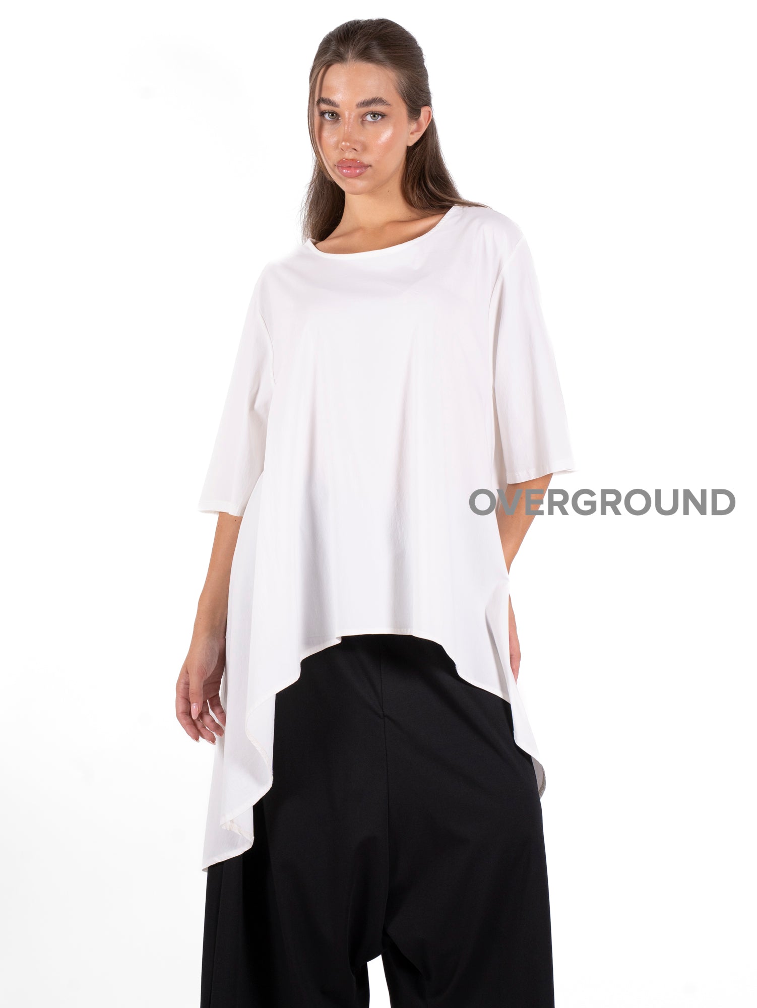 BLUSA SUPER OVER PIU' LUNGA DIETRO - OVERGROUND STORE 