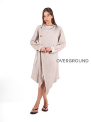 Spolverino sciallato tre bottoni laterali - OVERGROUND STORE 