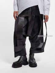 PANTALONE CAVALLO BASSO CON FASCE DAVANTI - OVERGROUND STORE 