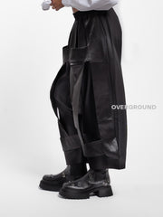 PANTALONE CAVALLO BASSO CON FASCE DAVANTI - OVERGROUND STORE 