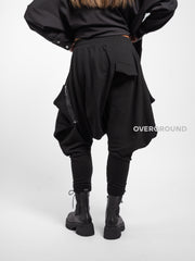 PANTALONE CAVALLO BASSO CON CERNIERE LATERALI - OVERGROUND STORE 
