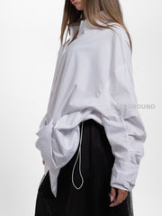 PANTALONE OVER CON BALZE E TULLE - OVERGROUND STORE 