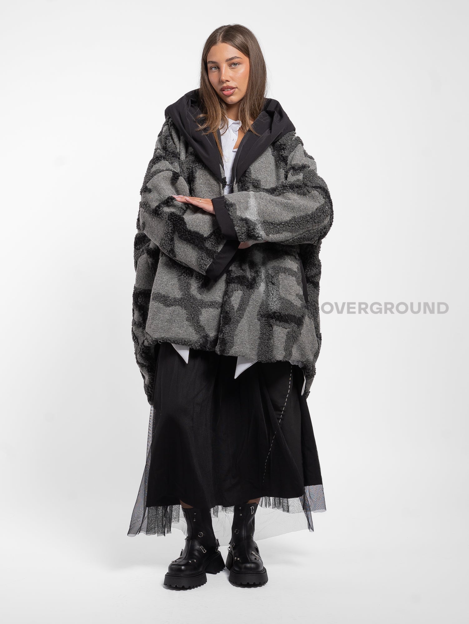 GIACCONE OVER CON CAPPUCCIO - OVERGROUND STORE 