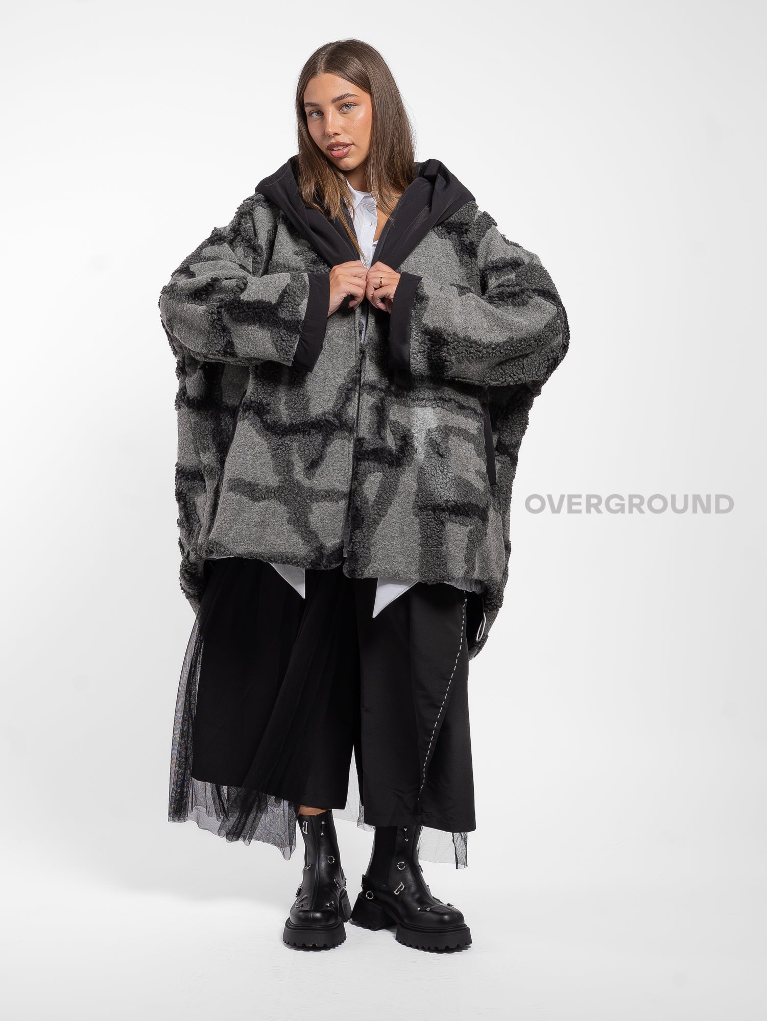 GIACCONE OVER CON CAPPUCCIO - OVERGROUND STORE 
