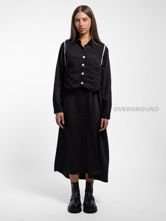 ABITO OVER LUNGO CON GILET - OVERGROUND STORE 