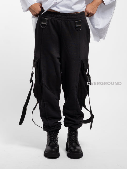PANTALONE OVER CON GANCI LATERALI - OVERGROUND STORE 