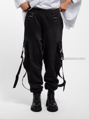 PANTALONE OVER CON GANCI LATERALI - OVERGROUND STORE 