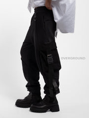 PANTALONE OVER CON GANCI LATERALI - OVERGROUND STORE 