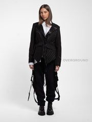 GIACCA OVER RIGATA ASIMMETRICA - OVERGROUND STORE 