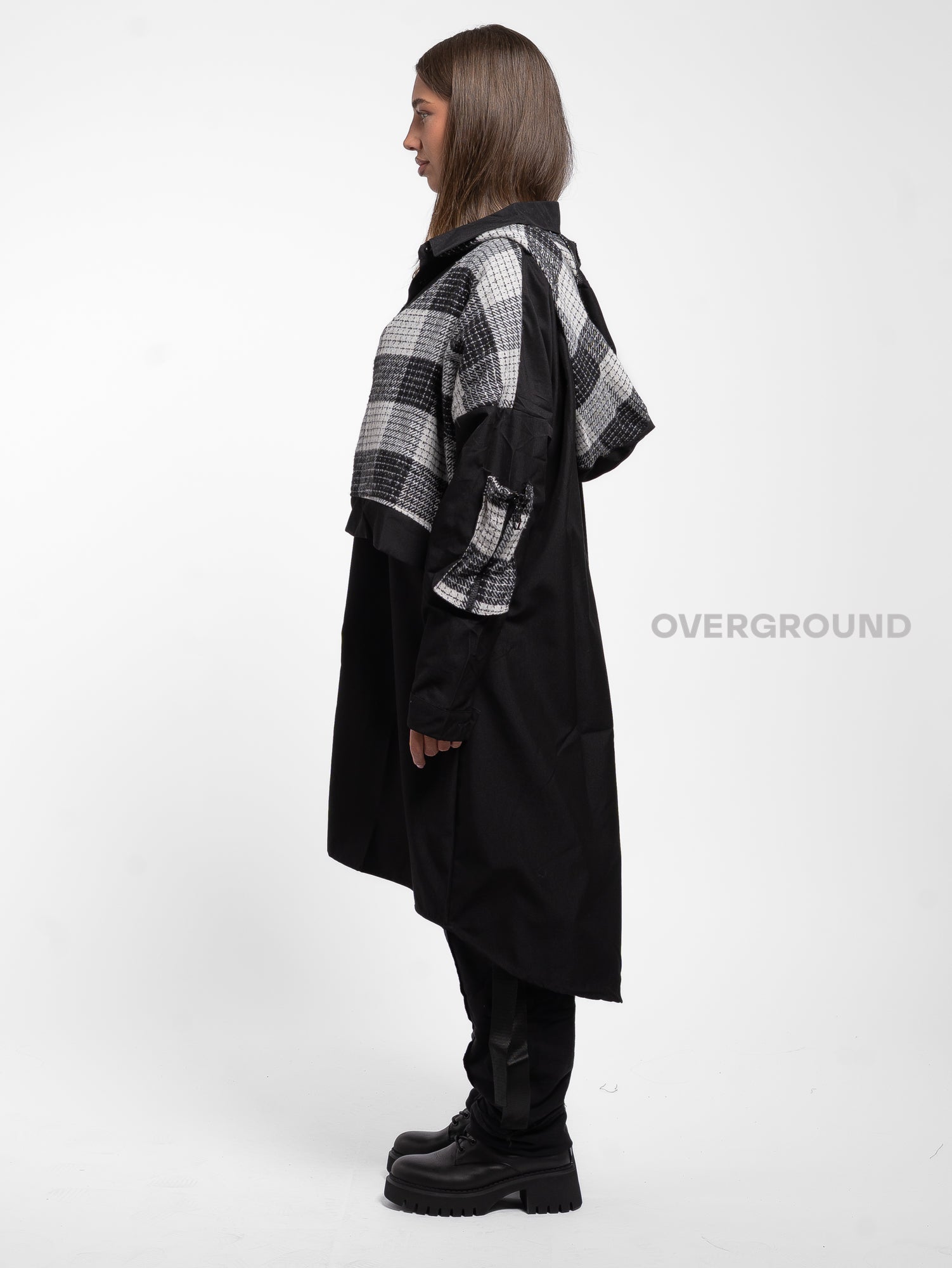 SPOLVERINO DOPPIO TESSUTO CON CAPPUCCIO - OVERGROUND STORE 
