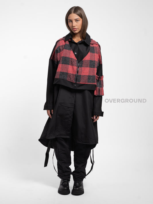 SPOLVERINO DOPPIO TESSUTO CON CAPPUCCIO - OVERGROUND STORE 