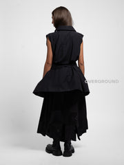 CAMICIA OVER SMANICATA CON BALZA AGGANCIATA - OVERGROUND STORE 