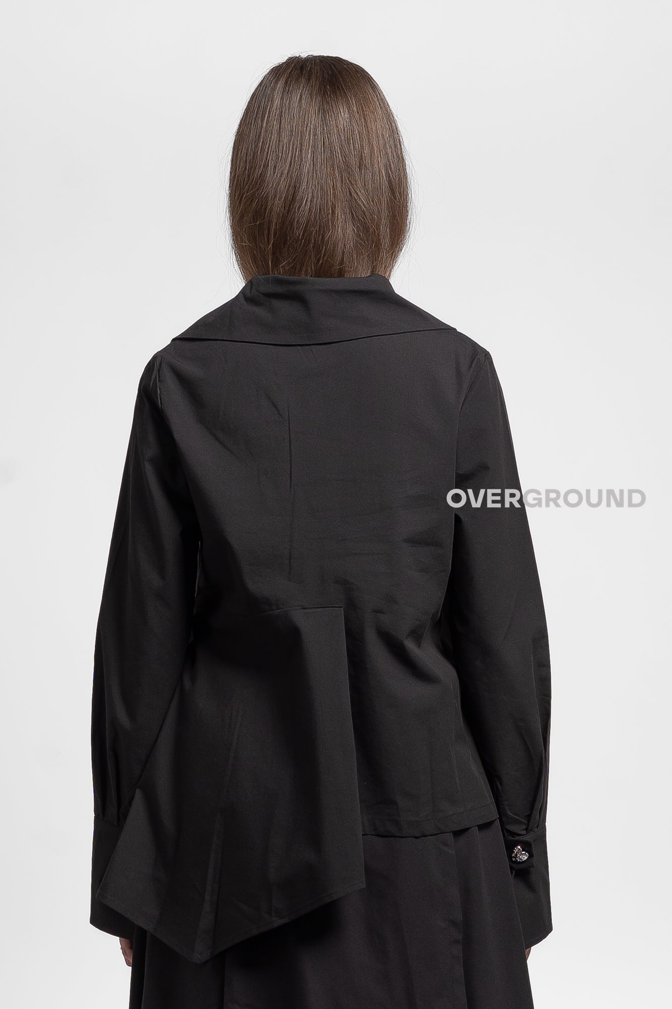 CAMICIA OVER COLLO SCIALLATO TONDO