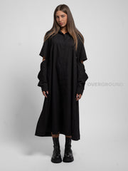 ABITO LUNGO OVER CON MANICA ASIMMETRICA - OVERGROUND STORE 