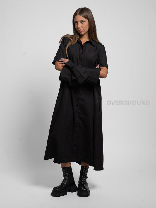 ABITO LUNGO OVER CON MANICA ASIMMETRICA - OVERGROUND STORE 