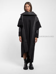 FELPA ASIMMETRICA OVER DOPPIO TESSUTO - OVERGROUND STORE 