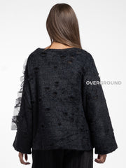 BLUSA OVER CON ROSA DAVANTI - OVERGROUND STORE 