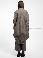 GIACCA SPOLVERINO OVER CON CUCITURE DAVANTI - OVERGROUND STORE 