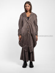 GIACCA SPOLVERINO OVER CON CUCITURE DAVANTI - OVERGROUND STORE 