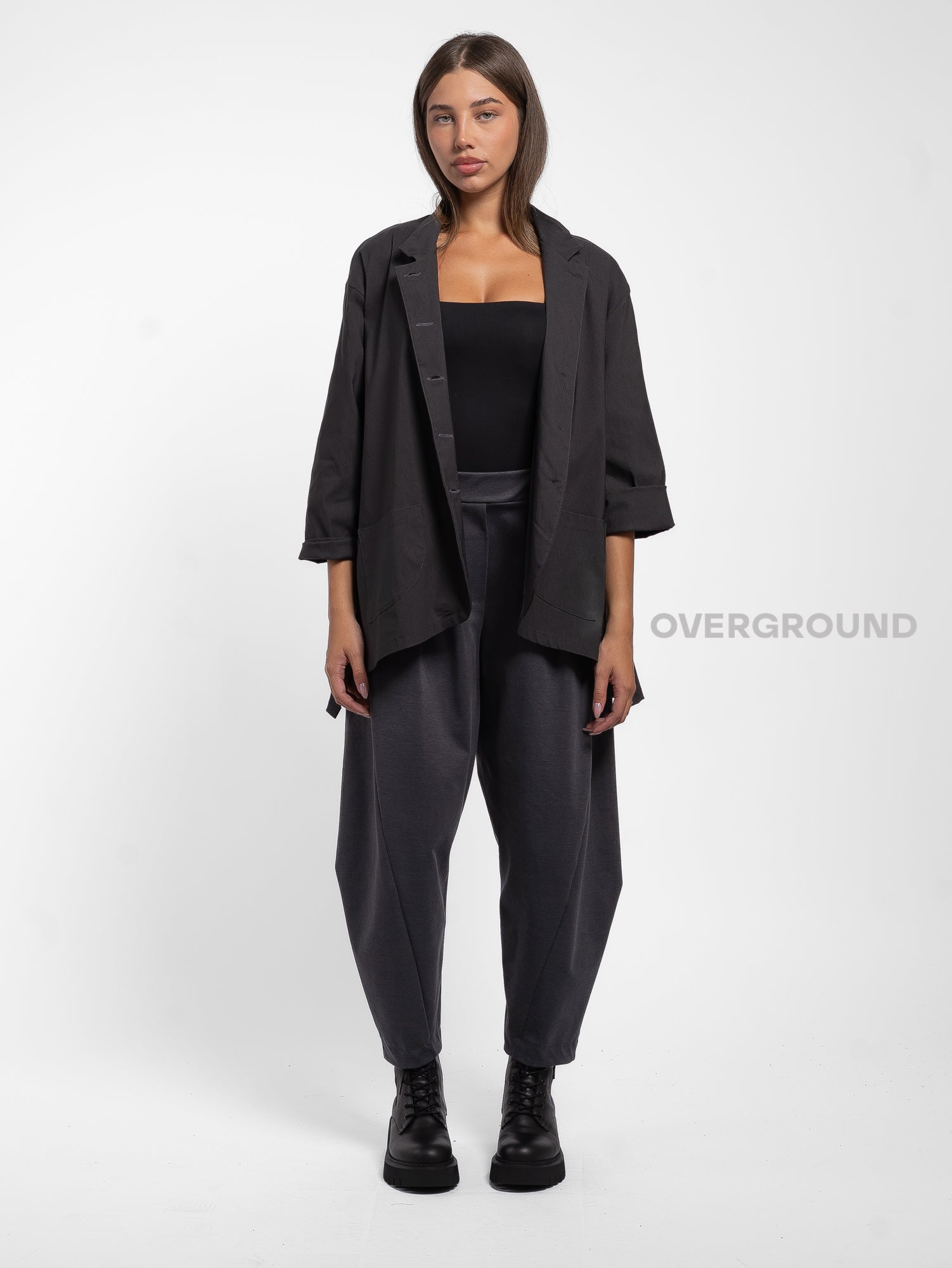 GIACCA LUNGA COLLO ALLA COREANA - OVERGROUND STORE 