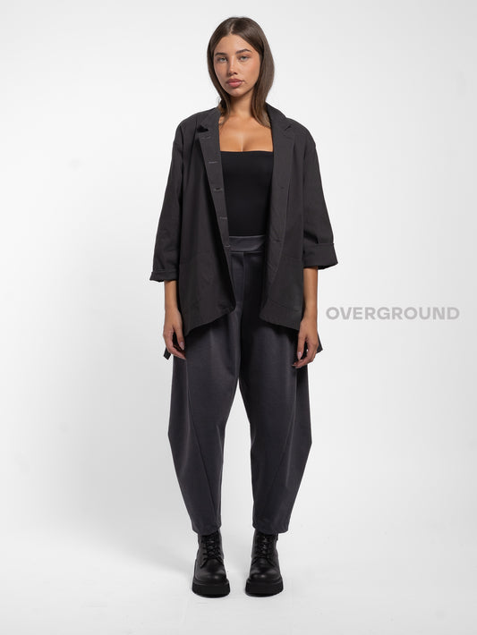 GIACCA LUNGA COLLO ALLA COREANA - OVERGROUND STORE 