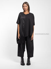 MAGLIA OVER ASIMMETRICA CON CUCITURA DAVANTI - OVERGROUND STORE 