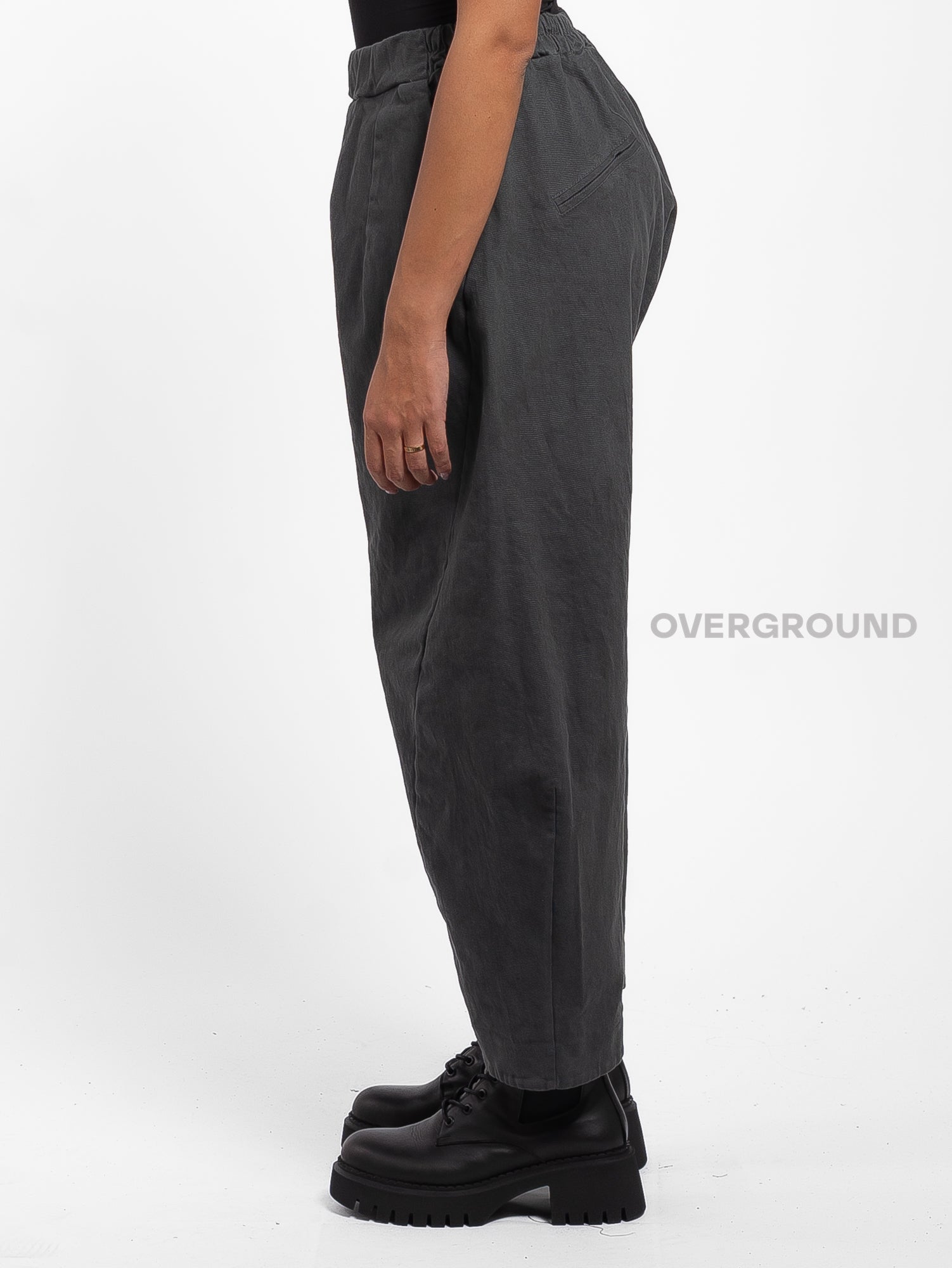 PANTALONE OVER CON CUCITURE DAVANTI - OVERGROUND STORE 