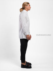 CAMICIA COLLO COREANA CON TASCHINO
