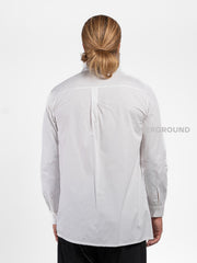 CAMICIA COLLO COREANA CON TASCHINO