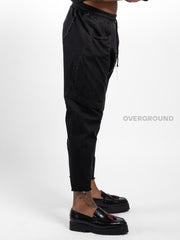 PANTALONE OVER CAVALLO BASSO CON CUCITURE Z