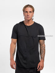 T-SHIRT CON TASCHE DAVANTI