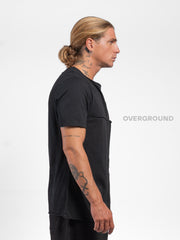 T-SHIRT CON TASCHE DAVANTI