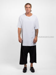 T-SHIRT LUNGA ASIMMETRICA