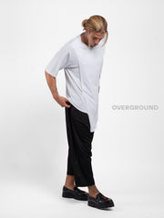 T-SHIRT LUNGA ASIMMETRICA