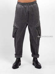 PANTALONE LARGO OVER CON TASCONI