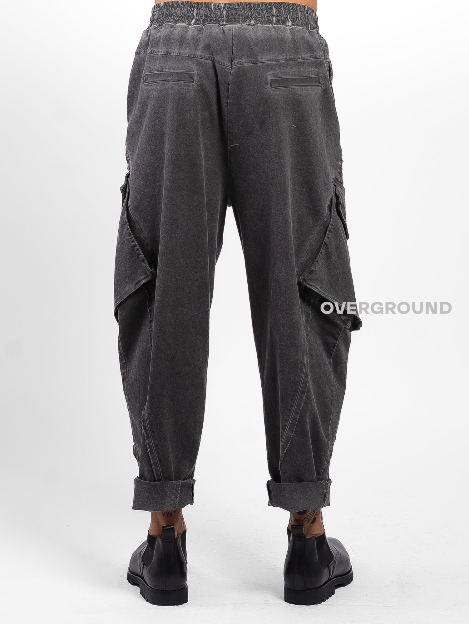 PANTALONE LARGO OVER CON TASCONI