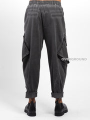 PANTALONE LARGO OVER CON TASCONI