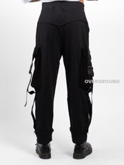 PANTALONE OVER CON GANCI LATERALI Z