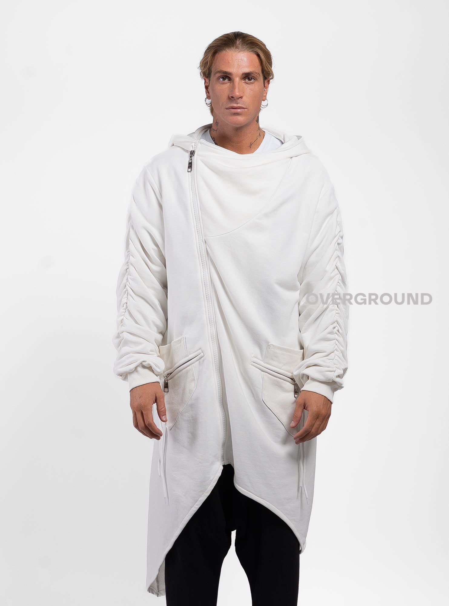 SWEATSHIRT TRENCH COAT