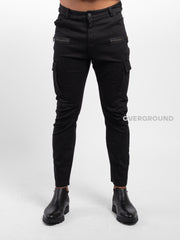 Pantalone skinny con tasca e cerniera