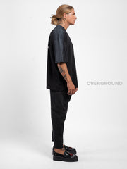 T- SHIRT OVER CON MANICHE LARGHE SFUMATA