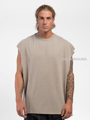 T-SHIRT OVER SMANICATA COLLO TONDO