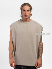 T-SHIRT OVER SMANICATA COLLO TONDO