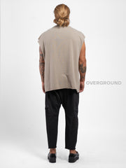 T-SHIRT OVER SMANICATA COLLO TONDO